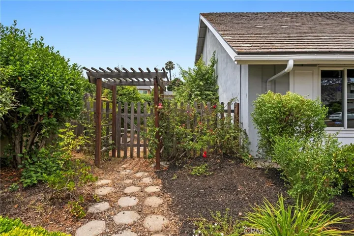 Entry to the backyard