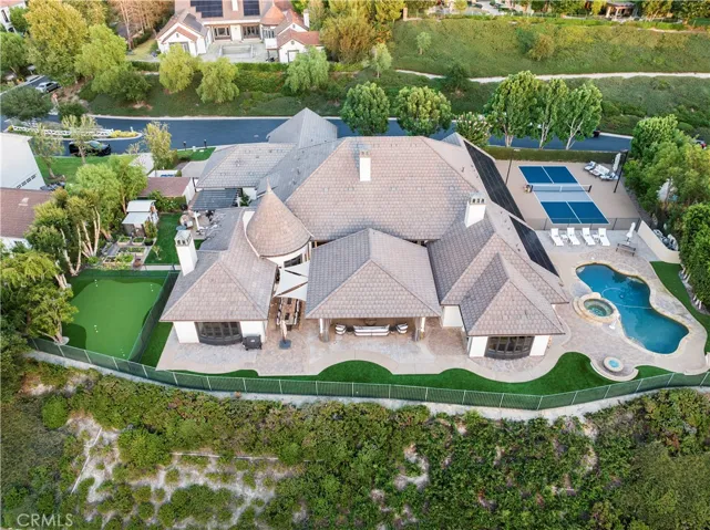 Aerial view of back of property
