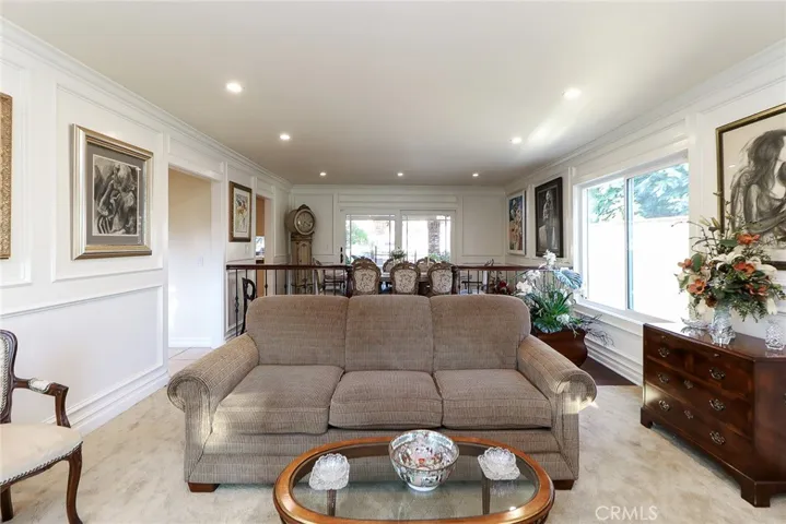 Living room to dining room recessed lighting