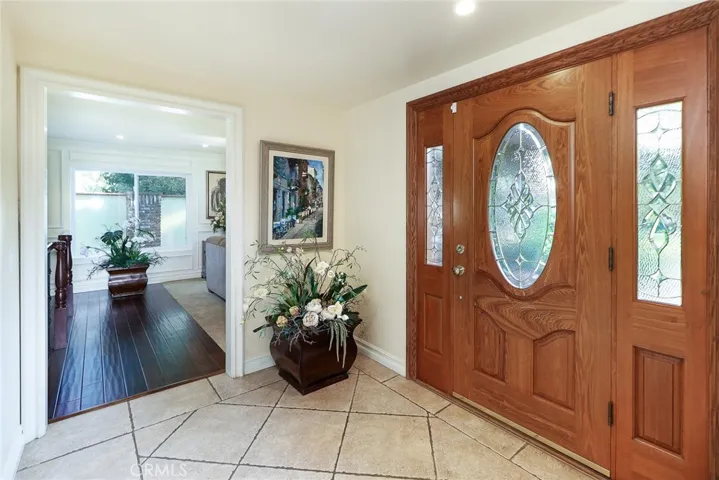 Beautiful custom front door entry
