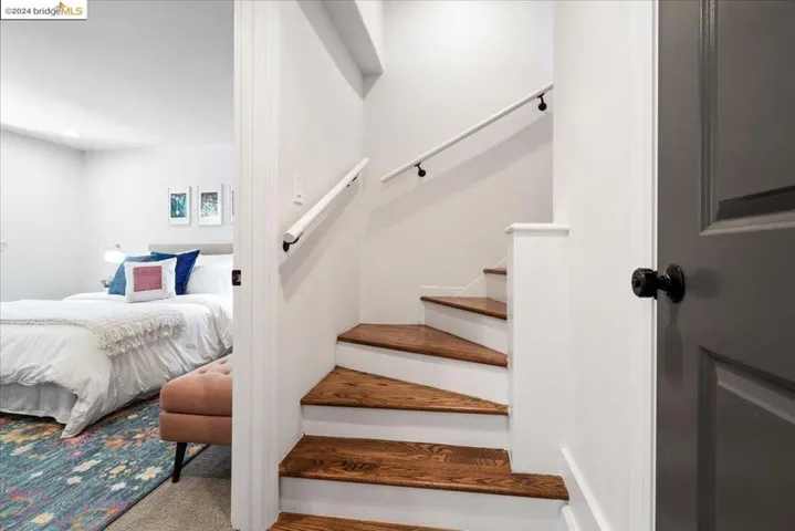 Stairs to Lower Level bedroom, family room and second bathroom