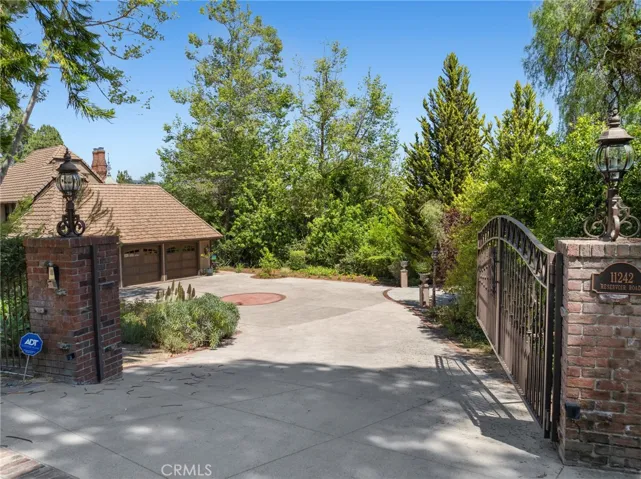 Gated Driveway Entry