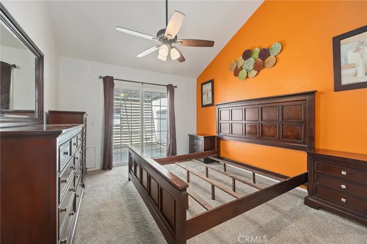 Master Bedroom with Patio Slider