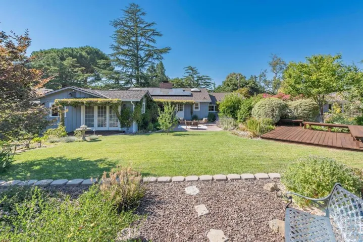expansive back yard
