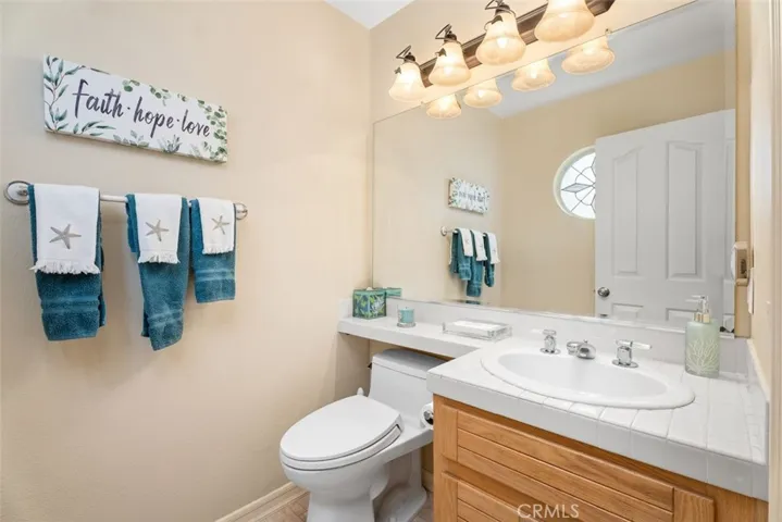 Downstairs half bathroom