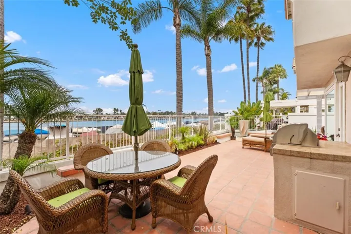 Patio with view of Marine Stadium.