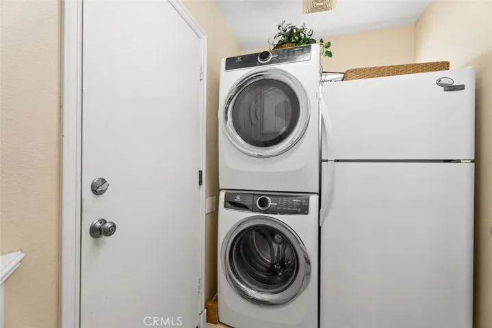 Upstairs laundry room.