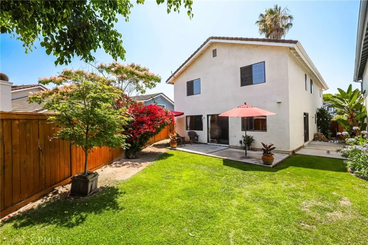 The view of the back of the house.