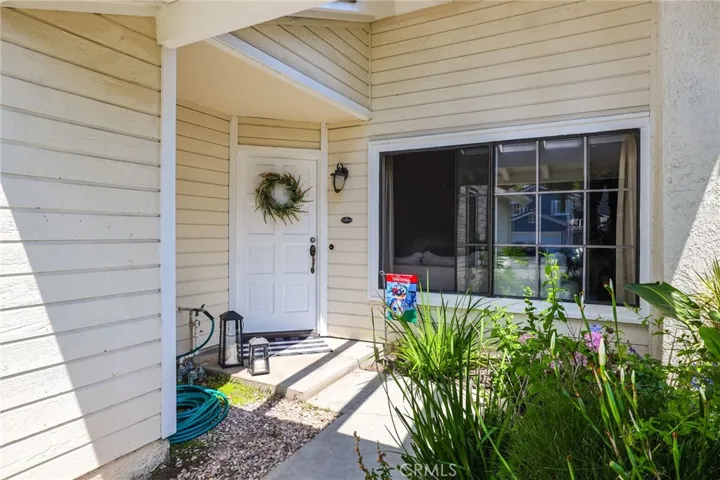 The front door greets you to your future home.