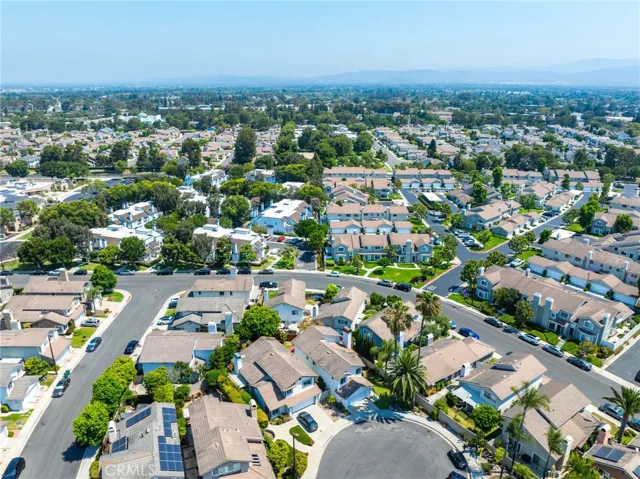 You can locate this house from a distance by its palm trees.
