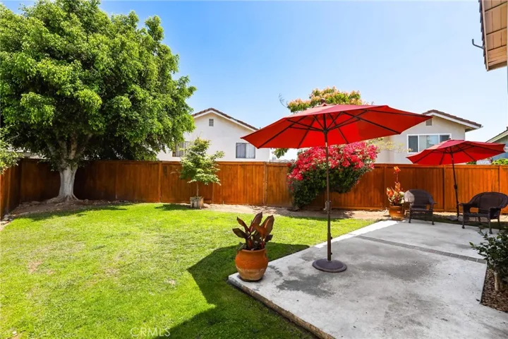 A good size backyard.