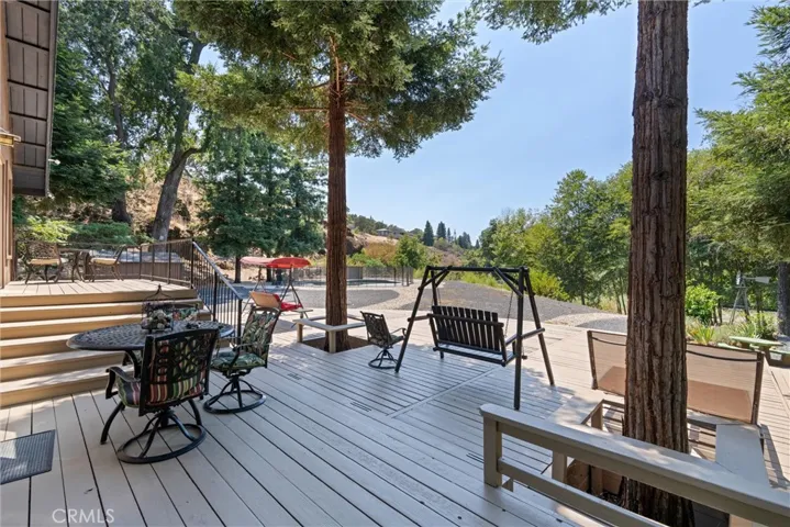 Deck towards pool