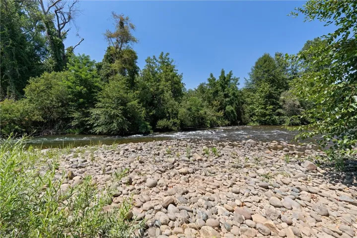 Creek from the beach area