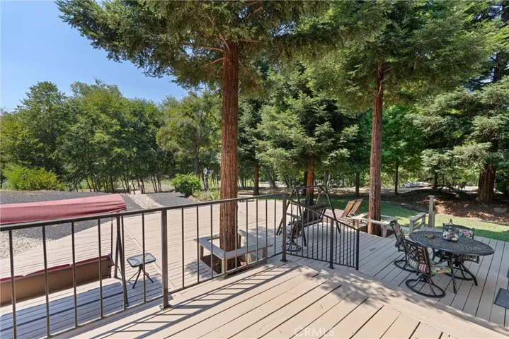 View from deck to creek