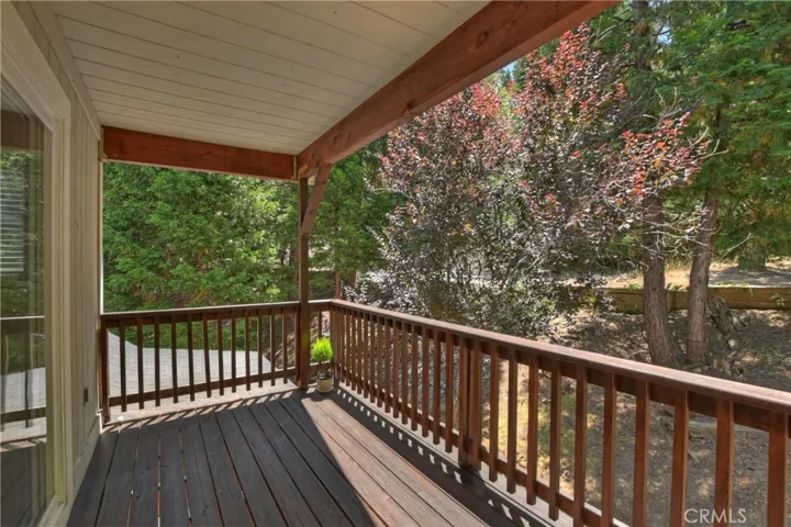 Deck from bonus room