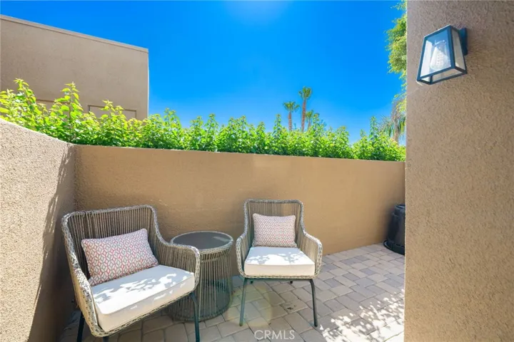 Patio off the kitchen