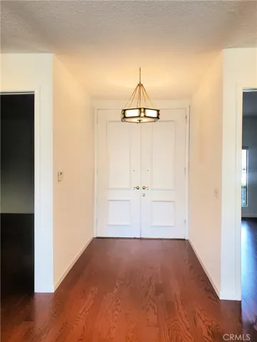 Formal entry with high ceilings