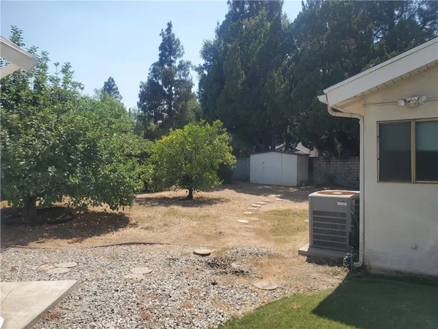 More side yard area