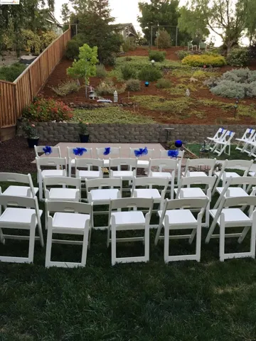 Beautiful setting for a wedding