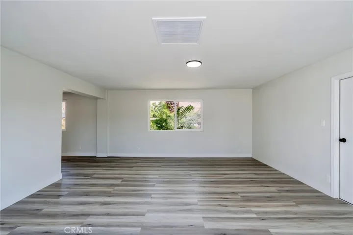 Family room view from backyard