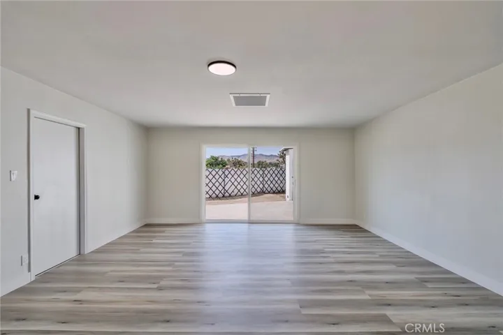 Family room next to the garage
