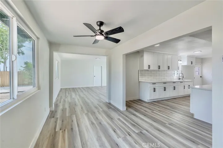 Informal dining room & kitchen