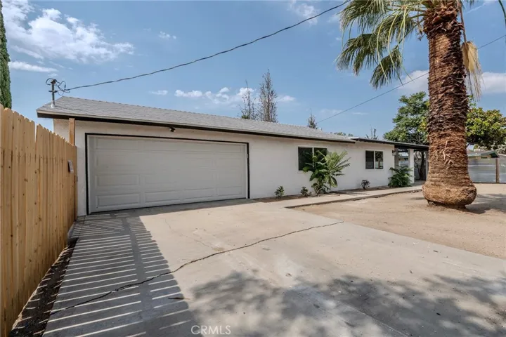 Front of the house (garage on left side)