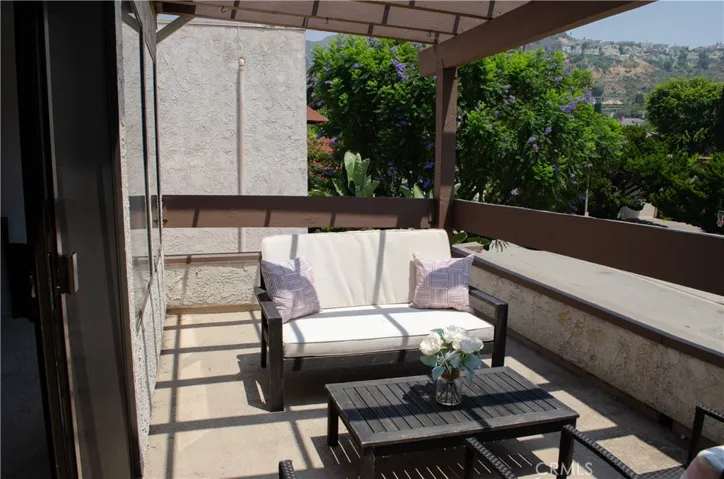 Balcony with Hill View