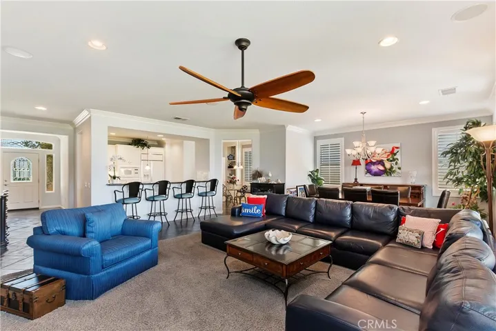 Living Room - Panoramic Views from Large Windows