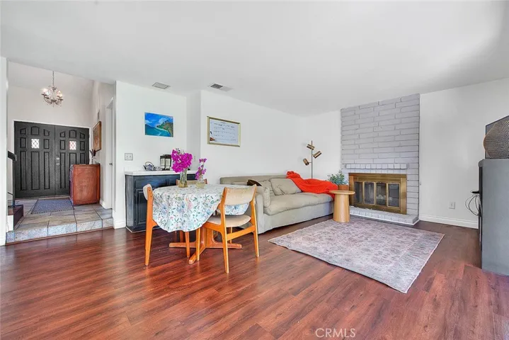 Family room fireplace
