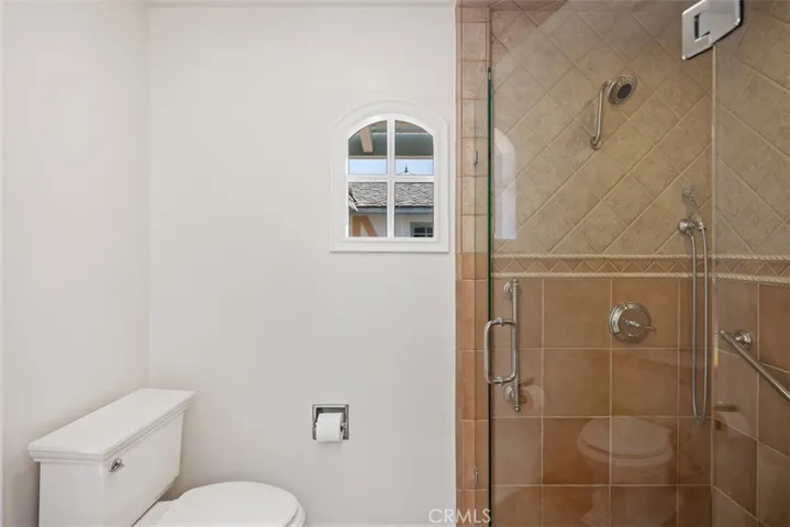 Primary Bathroom - Shower and Toilet