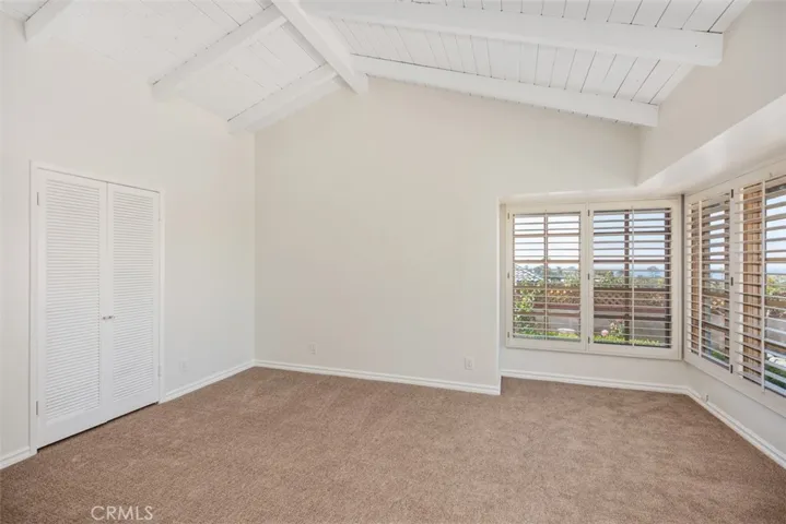 Large Secondary Bedroom with High Ceilings.