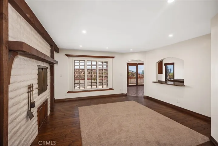 Formal Dining Room with Fireplace