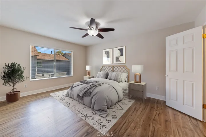 Digitally Staged - Primary Bedroom