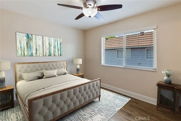 Digitally Staged - Secondary Bedroom