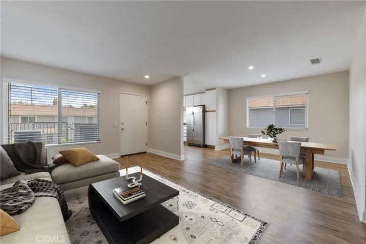 Digitally Staged - Living and Dining Rooms