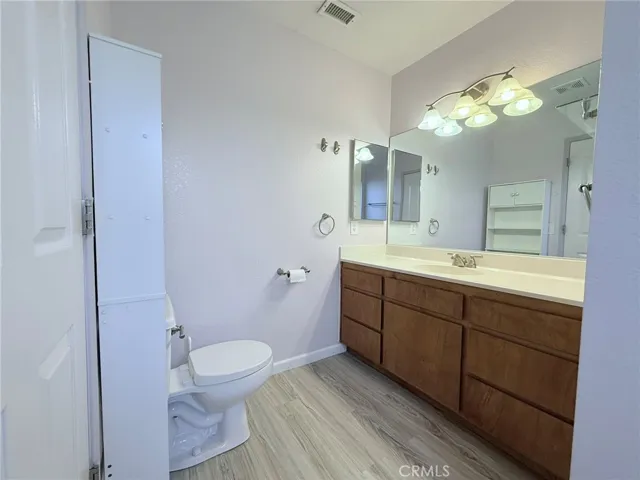 Bathroom attached to main bedroom