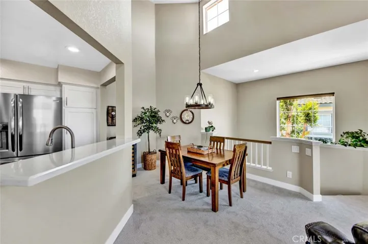 Kitchen is open to living areas