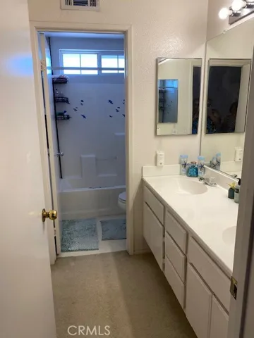 Second story common bathroom