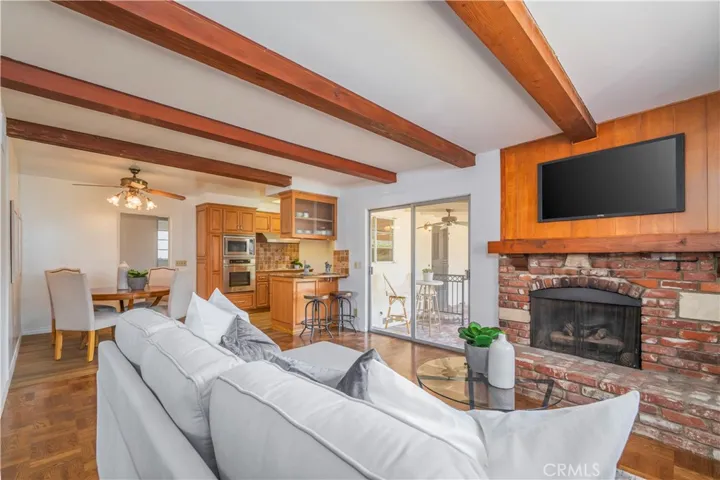 Den/fireplace