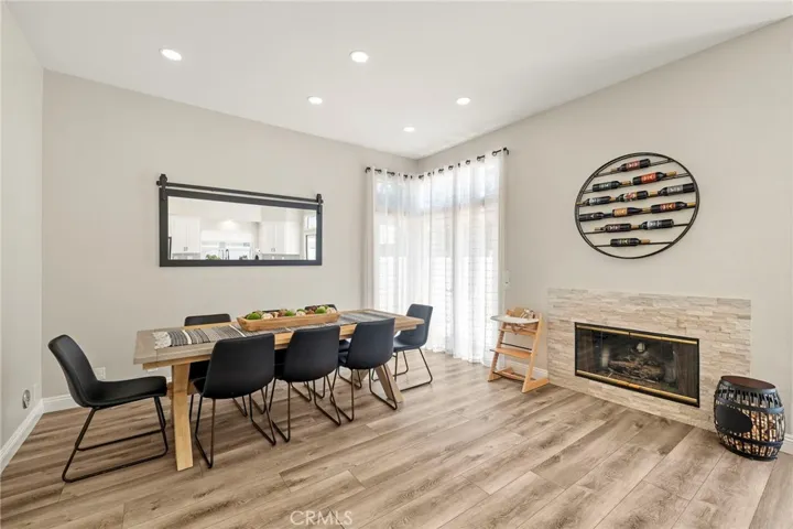 Kitchen Dining area. Originally used as a family room of the kitchen