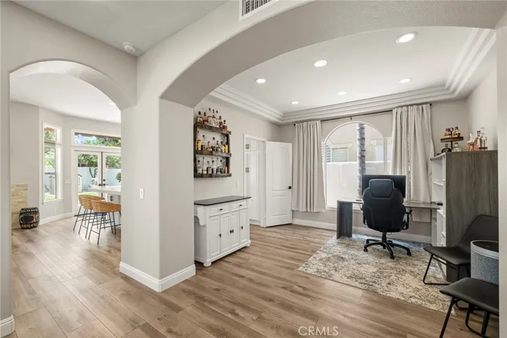 Formal Dining Room currently used as an office