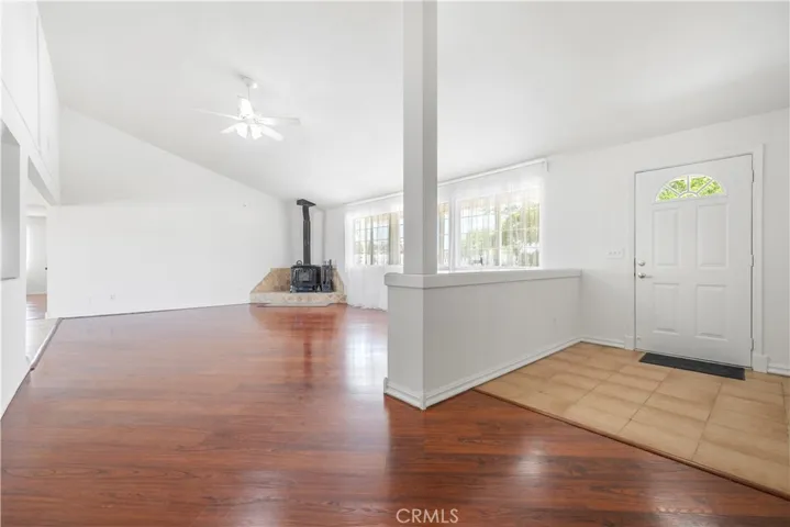 View to your entry and living area