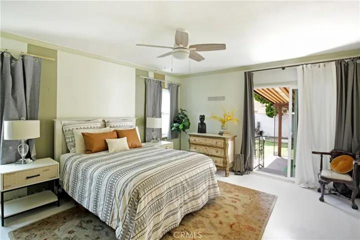 BEDROOM 1 - is extremely large and has direct access to backyard patio