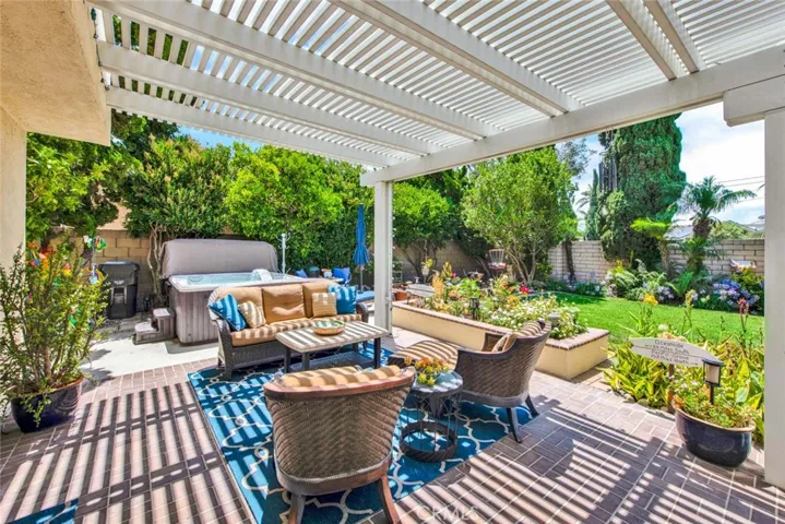 Covered Patio and Hot Tub