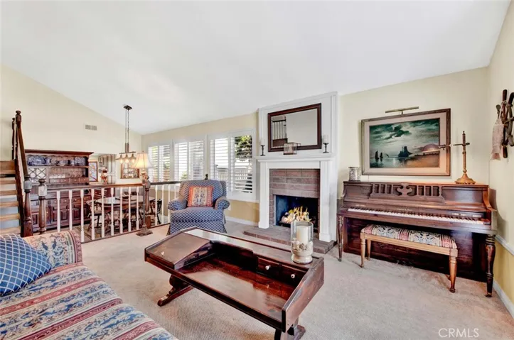 Formal Living Room and Step-Down Formal Dining Room