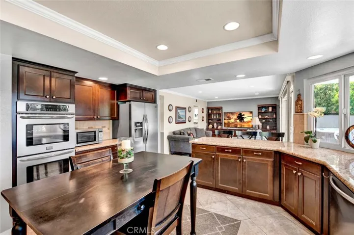 Gourmet Kitchen has Room for Center Island or Table for Versitility