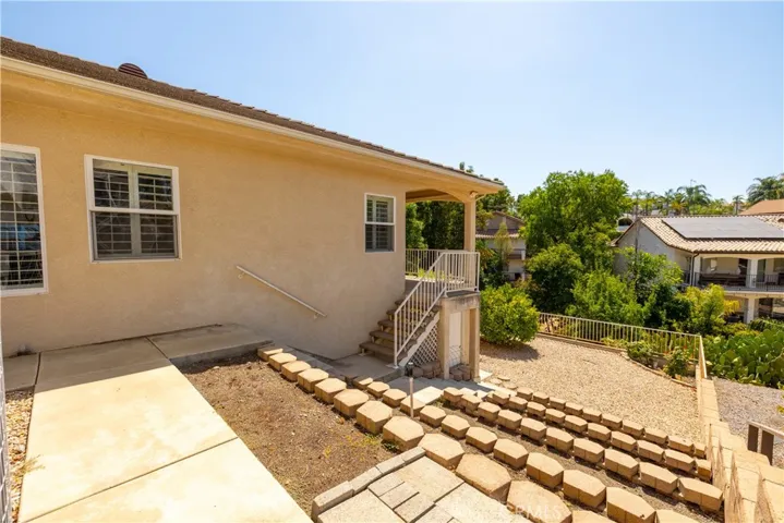 Super clean side yard that is garden ready!