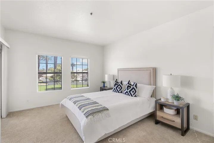 Spacious primary bedroom