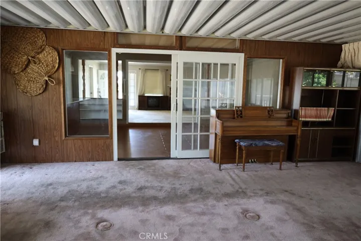 Addition large living area off dining room
